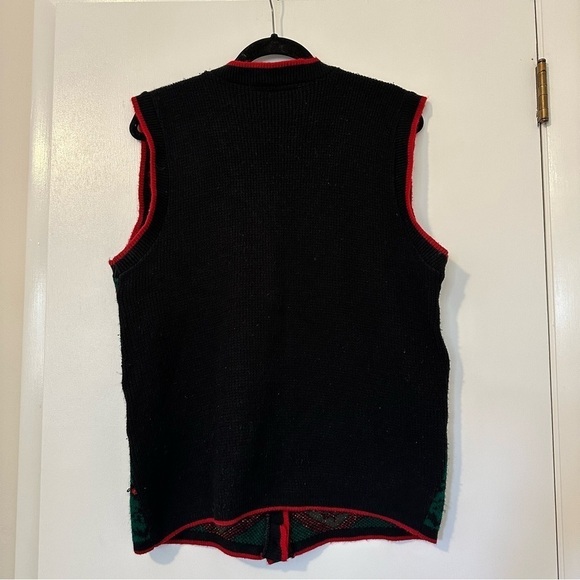 Vintage Holly Metallic Sweater Vest - Picture 2 of 9